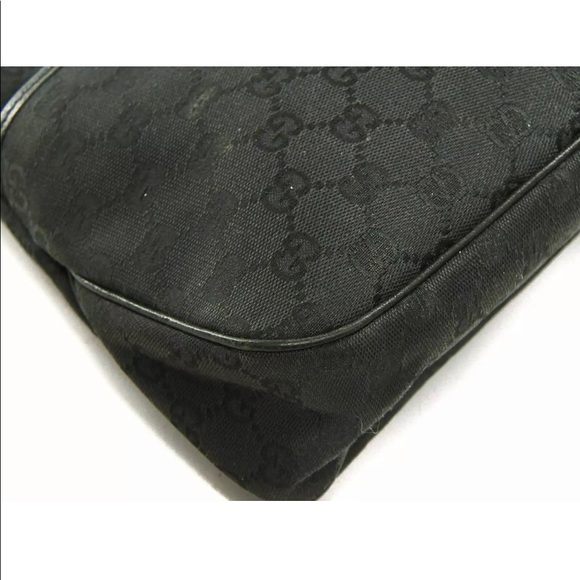 Authentic Gucci XL black shoulder bag signature GG monogram Amazing Condition! - Picture 13 of 14